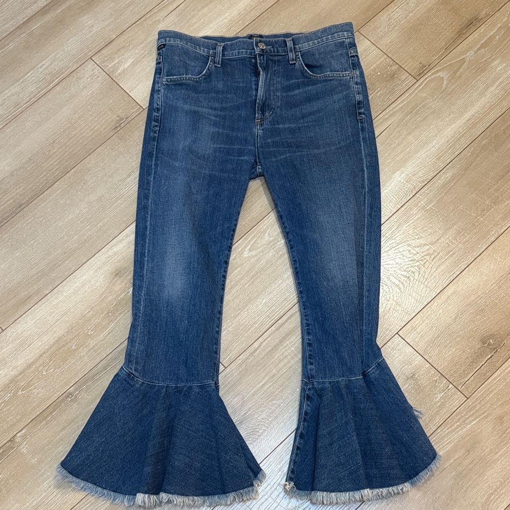 Citizens Of Humanity Dark Blue Flare Jeans